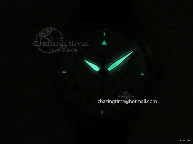 MIROTIME 0116 Fashionable Mark XVIII IW327002 V6F Best Edition White Dial On Black Leather Strap A 7312